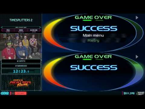 AGDQ 2019 - TimeSplitters 2 Co-op Any% Speedrun by Copitz and Swoodeasu