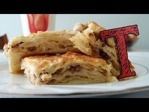 Borek with Ground Meat | Phyllo Pastry Burek with Beef | Borek Recipe