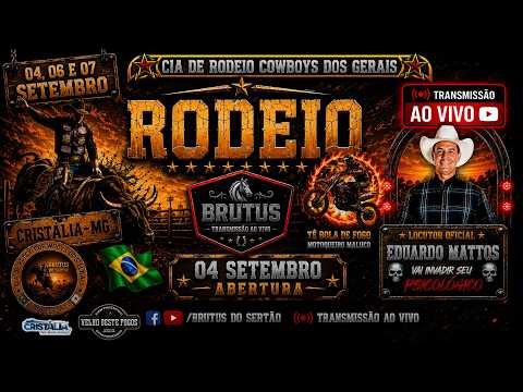 RODEIO SHOW - CRISTÁLIA - MG - 04/09/2026 🤠 CIA DE RODEIO COWBOYS DOS GERAIS!🐂