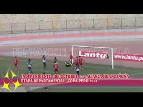 EL TANKE ORIHUELA - INDEP. 3 DE OCT 3 - 0 ALIANZA HUANCAMUÑA - ETAPA DEPARTAMENTAL COPA PERU 2014