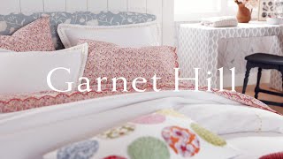 Garnet Hill bedding:  Happiness is all in the details.