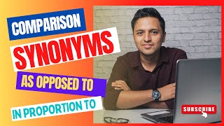Improve your vocabulary. Comparison and its synonyms. Lesson 11.