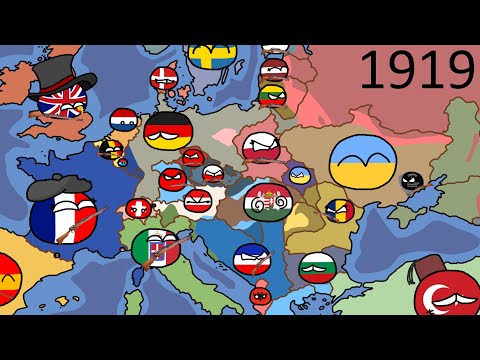 History of Europe (1792-2025) Countryballs