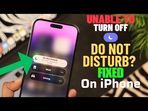 Can't Turn Off Do Not Disturb on iPhone? - Here's How to Fix!