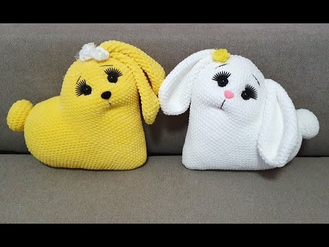 Hase-Herz-Kissen )) nach einer Anleitung von Elena Makarova