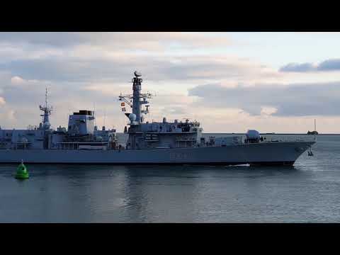 HMS Richmond Out Of The Dockyard And Tasked With Shadowing Russians