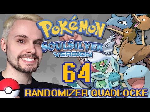 Pokémon SoulSilver Randomizer Quadlocke Part 64 - Revenge is a Dish Best Served Blue