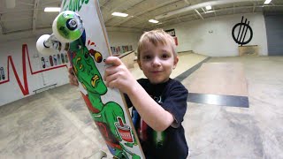 4 Year Old Skateboard Setup! - Ryden Schrock