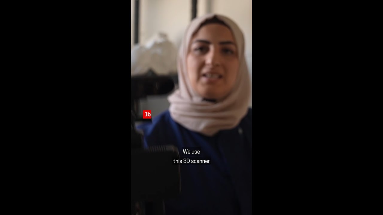 Treating burns with 3D-printed masks in Gaza