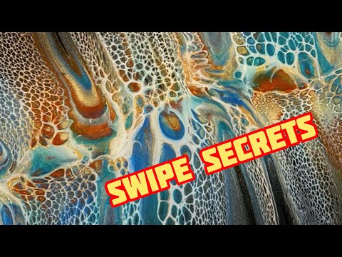 325. Lazy Susan Acrylic Painting, Acrylic Pouring #fluidart #art