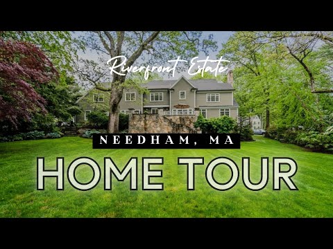 Riverfront Estate | 200 Edgewater Drive, Needham, MA | Luxury Home Tour