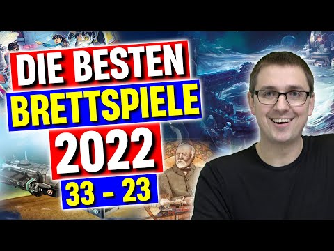 Die besten Brettspiele 2022 - Plätze 33 - 23