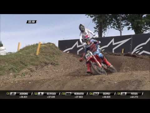 Fiat Professional MXGP of France Paulin passes Coldenhoff + battle with Van Horebeek