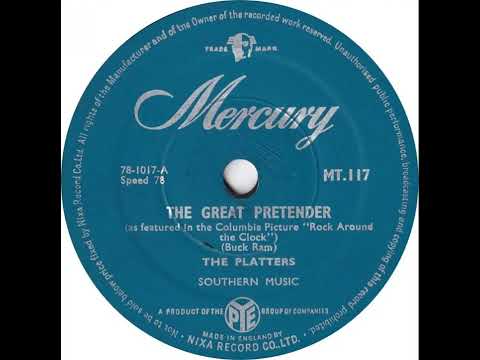 UK New Entry 1956 (130a) Platters - The Great Pretender