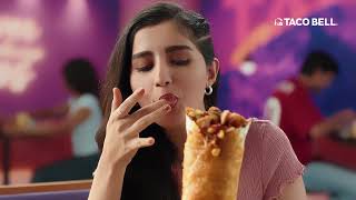 TACO BELL CHEESY FLAMING BOSS BURRITO