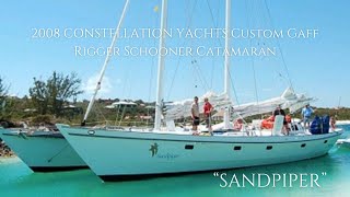 2008 Constellation Yachts Custom Gaff Rigger Schooner Catamaran For Sale 2008 Constellation Yachts Custom Gaff Rigger Schooner Catamaran For Sale