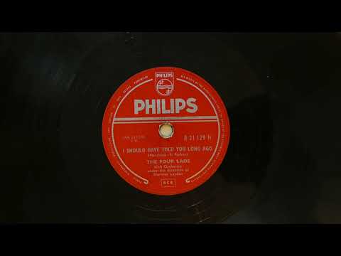 I should have told you long ago, The four lads, 1953