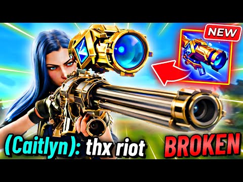 New S16 CAITLYN with C44 is RIDICULOUS (GLOBAL RANGE)