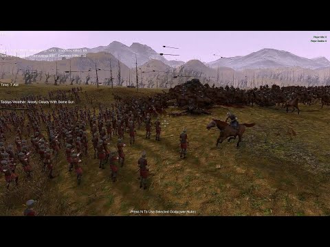 Roman archers vs cavalry (x2 rounds) (battle 064) in Ultimate Epic Battle Simulator