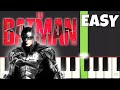 The Batman Theme - EASY Piano Tutorial