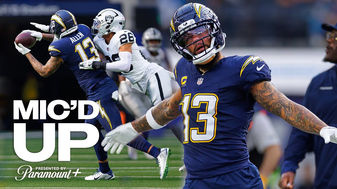 Mic'd Up: Keenan Allen Vs Raiders "We Both Uncs" | LA Chargers