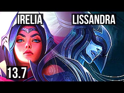 IRELIA vs LISS (MID) | 8/1/4, 900+ games | KR Master | 13.7
