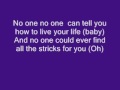 Brooke Hogan - Redemption Lyrics On Screen