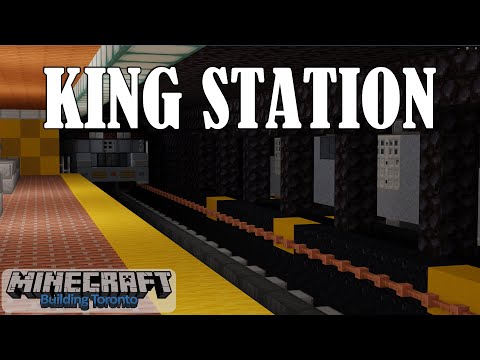 New Minecraft Build at King Station! Watch now!