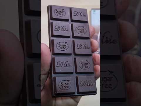 Sugarfree D'lite Dark Cocoa Chocolate🍫 40g | Zydus Wellness Limited | Sugarfree India Dark Chocolate
