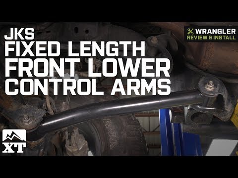 Jeep Wrangler JKS Fixed Length Front Lower Control Arms (2007-2018 JK) Review & Install