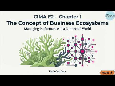 CIMA E2 : Chapter 1 – The Concept of Business Ecosystems [ Deep Dive ]