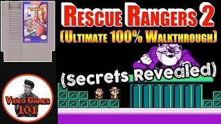 Chip N Dale Rescue Rangers 2 Walkthrough | 100% Guide | Video Games 101