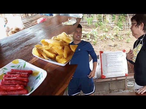 Simple lang ng aming bisita|Kumakain din ng kamoteng kahoy