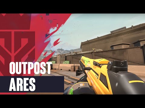 Outpost Ares Skin Showcase [4K] - Valorant Battlepass Skins