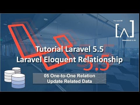 Laravel Eloquent Relationship 05 One to One Update Related Data
