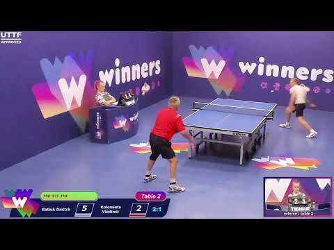 Winners League  12.07.21  Batiuk Dmitrii - Kolomiets Vladimir  11:30