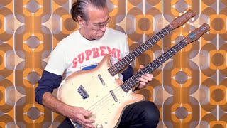 Video thumbnail for Danelectro 3923 Double Neck Bass & Guitar 1960 played by Erwin van Ligten | Demo @ TFOA by TFOA Demos