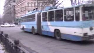 preview picture of video 'DENEPROPETROVSK TRAMS TROLLEYBUSES MARCH 1995'