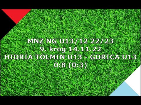 U13 Hidria Tolmin - Gorica U13  0:8 (0:3), MNZ NG U13, 9. krog, 14.11.2022