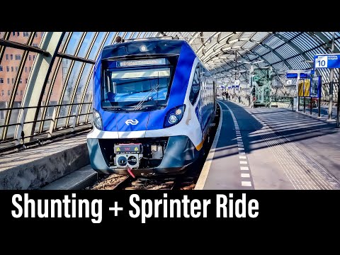 Trein Cabinerit / Hoofddorp Opstel - Leiden - Hoorn Kersenboogerd / SNG Sprinter / Aug 2020