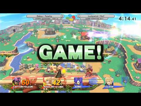 Super Famicon 2017 - Smash 4 Top 16 - Dabuz+Fatality vs Luckywind+Ferf