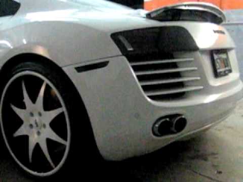 2008 Audi R8 with Quicksilver Titan Exhaust by MC Design Whips