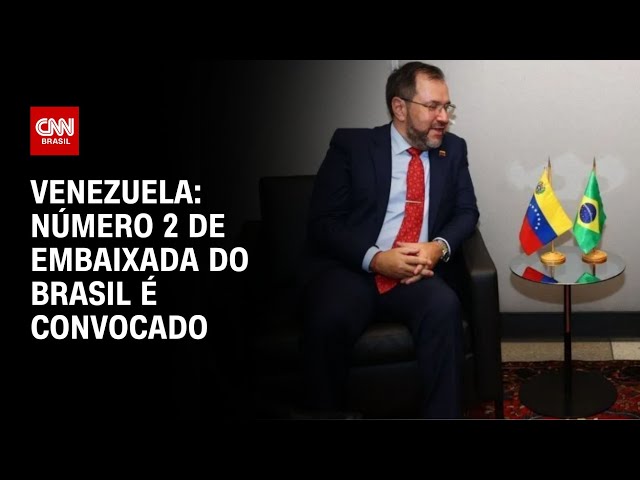 Venezuela: número 2 de embaixada do Brasil é convocado | CNN 360