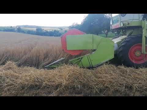 Der neue Mähdrescher im.einsatz