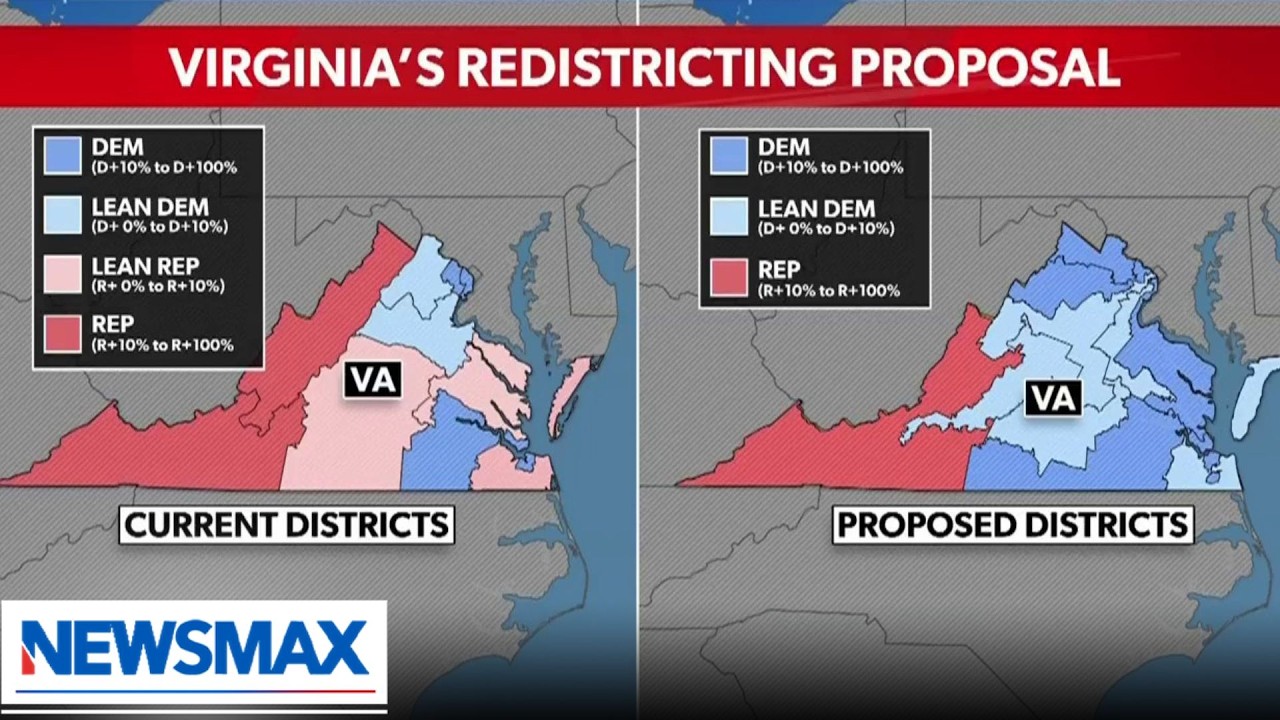 BREAKING: Virginia court rules Dem-backed redistricting map is unconstitutional | National Report
