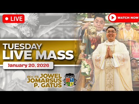 FILIPINO LIVE MASS TODAY ONLINE *JANUARY 20, 2026* FR. JOWEL JOMARSUS GATUS