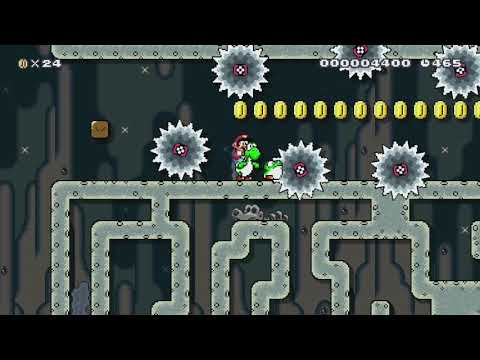 The Mario Chainsaw Massacre by AbeLincoln - Super Mario Maker - No Commentary 1bm