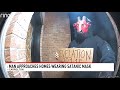 Prophecy or prank: Stranger in a satanic mask and message knocks on doors in quite neighborhood
