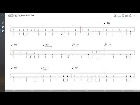 Lenny Kravitz - Are You Gonna Go My Way (BASS TAB PLAY ALONG)