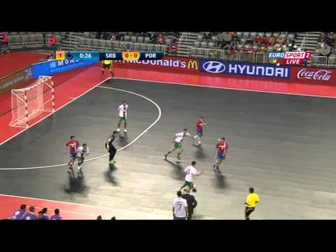 Futsal.Euro 2012.Group D Serbia-Portugal